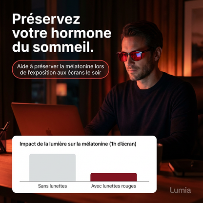 Lunettes Anti-Lumière Bleue – Jour & Soir