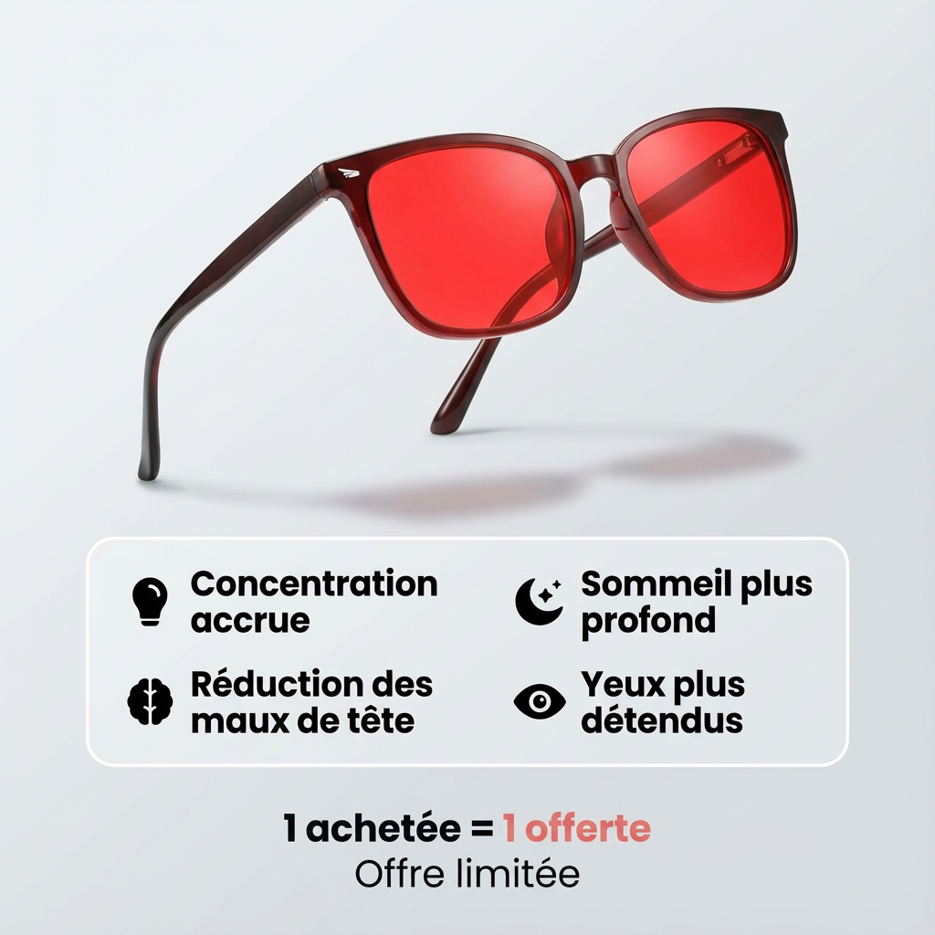 Duo de lunettes anti-lumière bleue – Jour & Soir